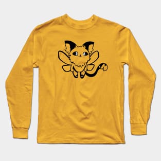 Cat X Butterfly AKA CATTERFLY | Cat and Butterfly Long Sleeve T-Shirt